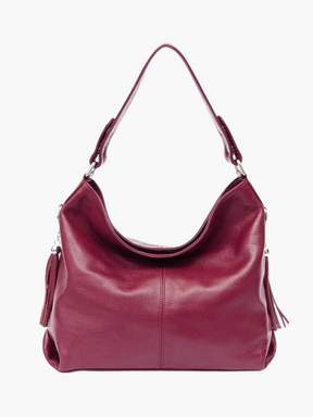 Lizan | Elegante Hobo Tas van Echt Leer met Kwastje