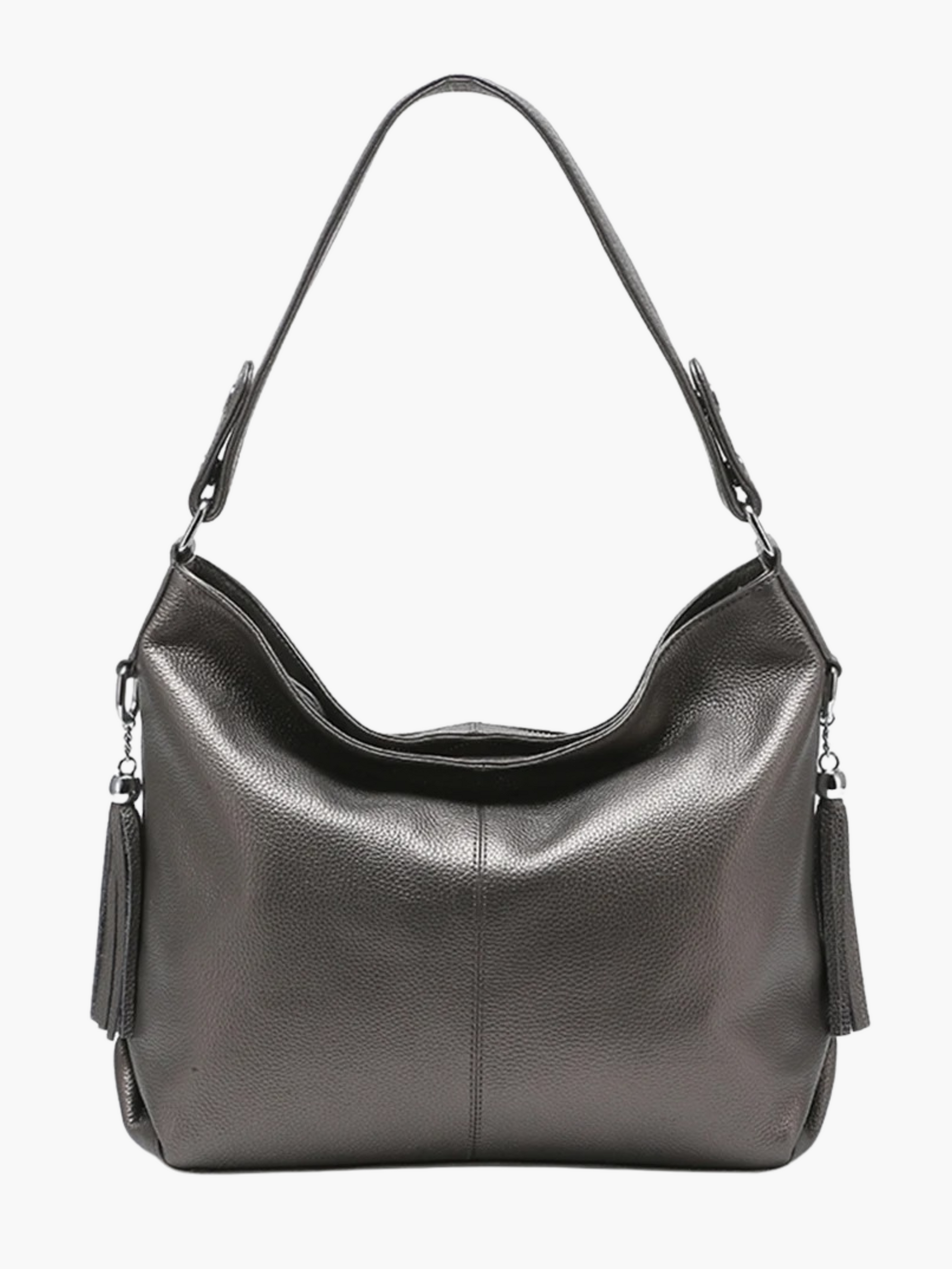 Lizan | Elegante Hobo Tas van Echt Leer met Kwastje