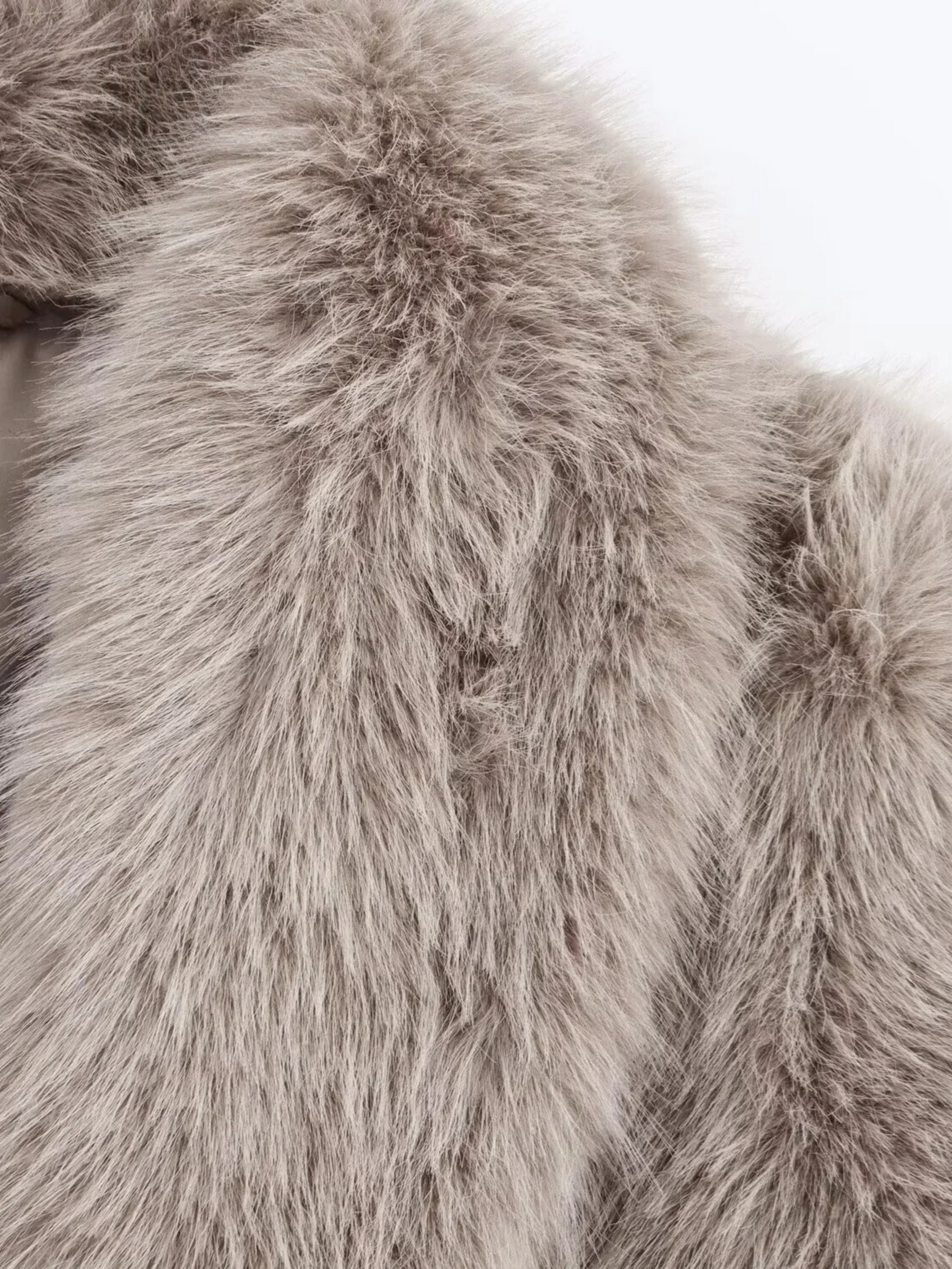 Sanne | Modieuze Warme Faux Fur Jas voor Vrouwen