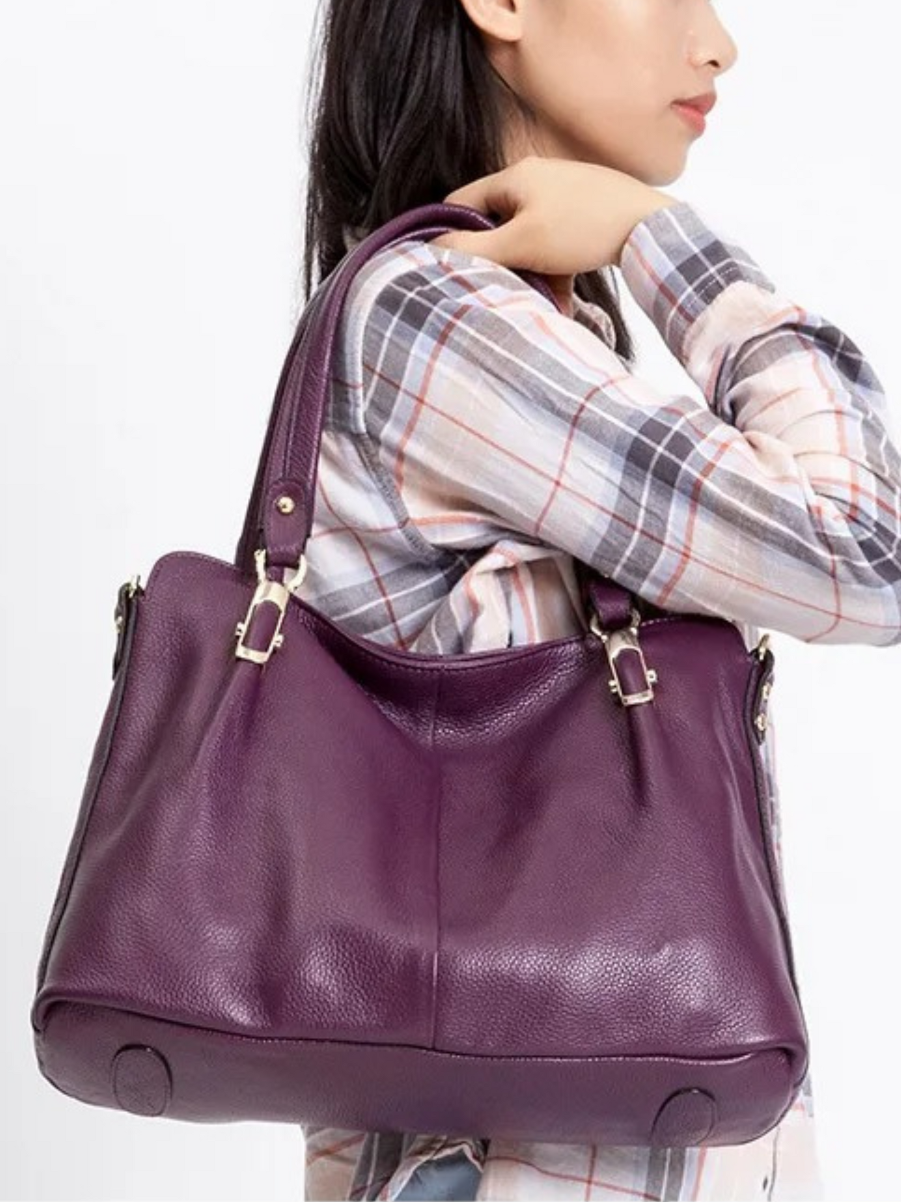 Willa | Vintage Echt Leren Hobo Tas