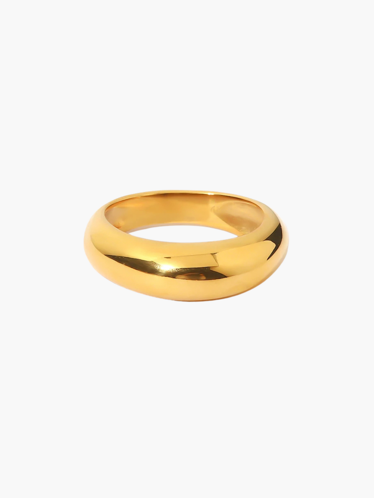 Lina | 18K Luxe Minimalistische Hoepelring