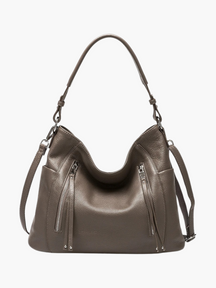 Skye | Luxe Hobo Handtas van Echt Leer