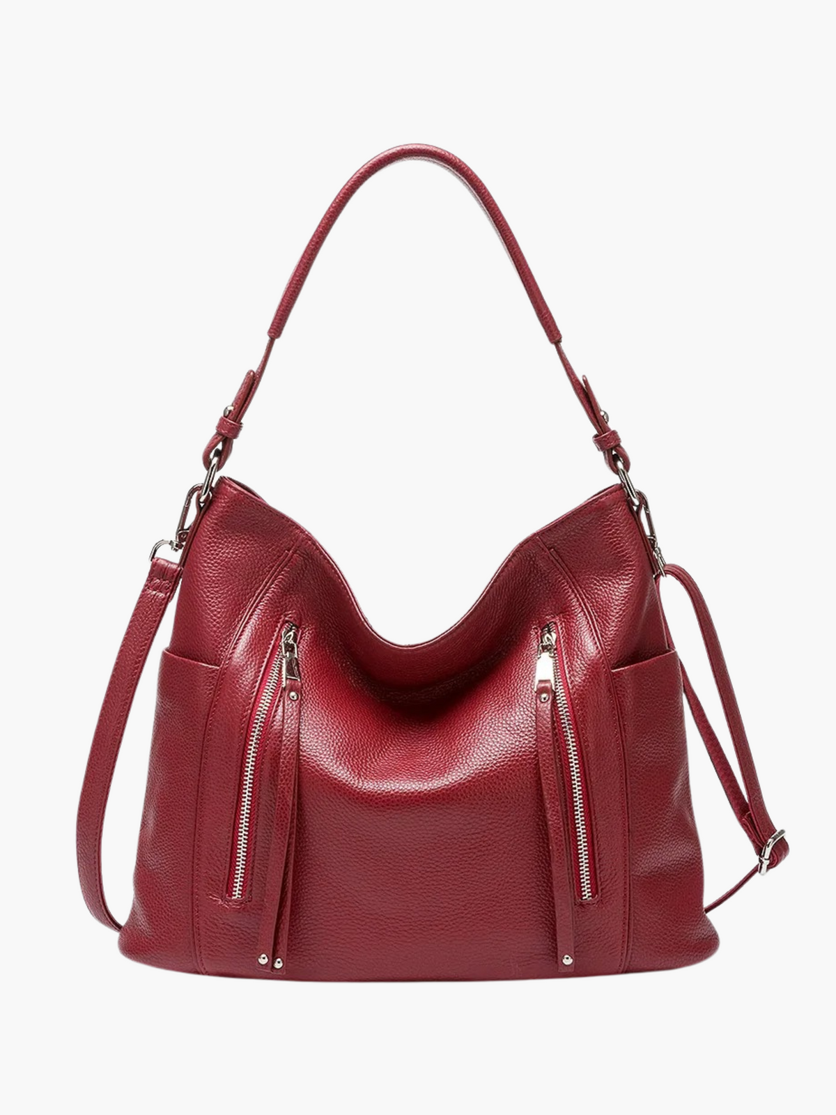 Skye | Luxe Hobo Handtas van Echt Leer