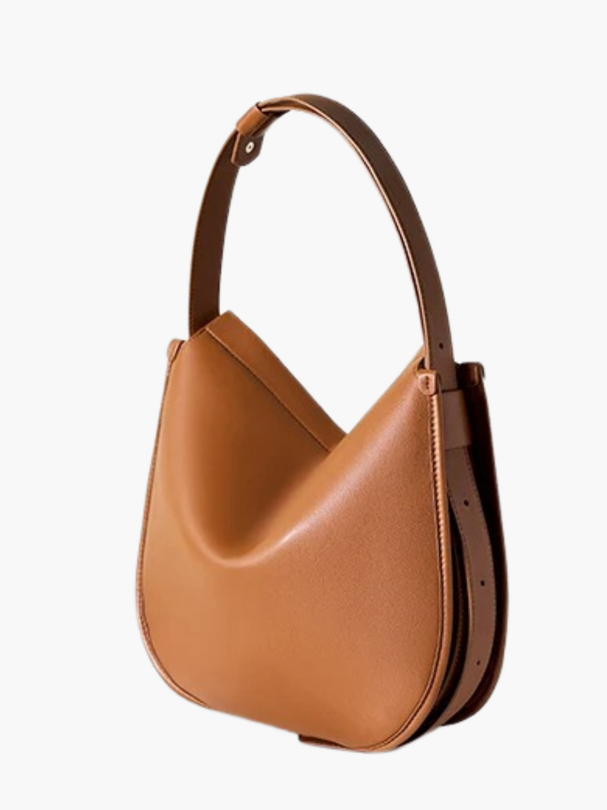 Febe | Luxe Hobo Schoudertas van Zacht Leer