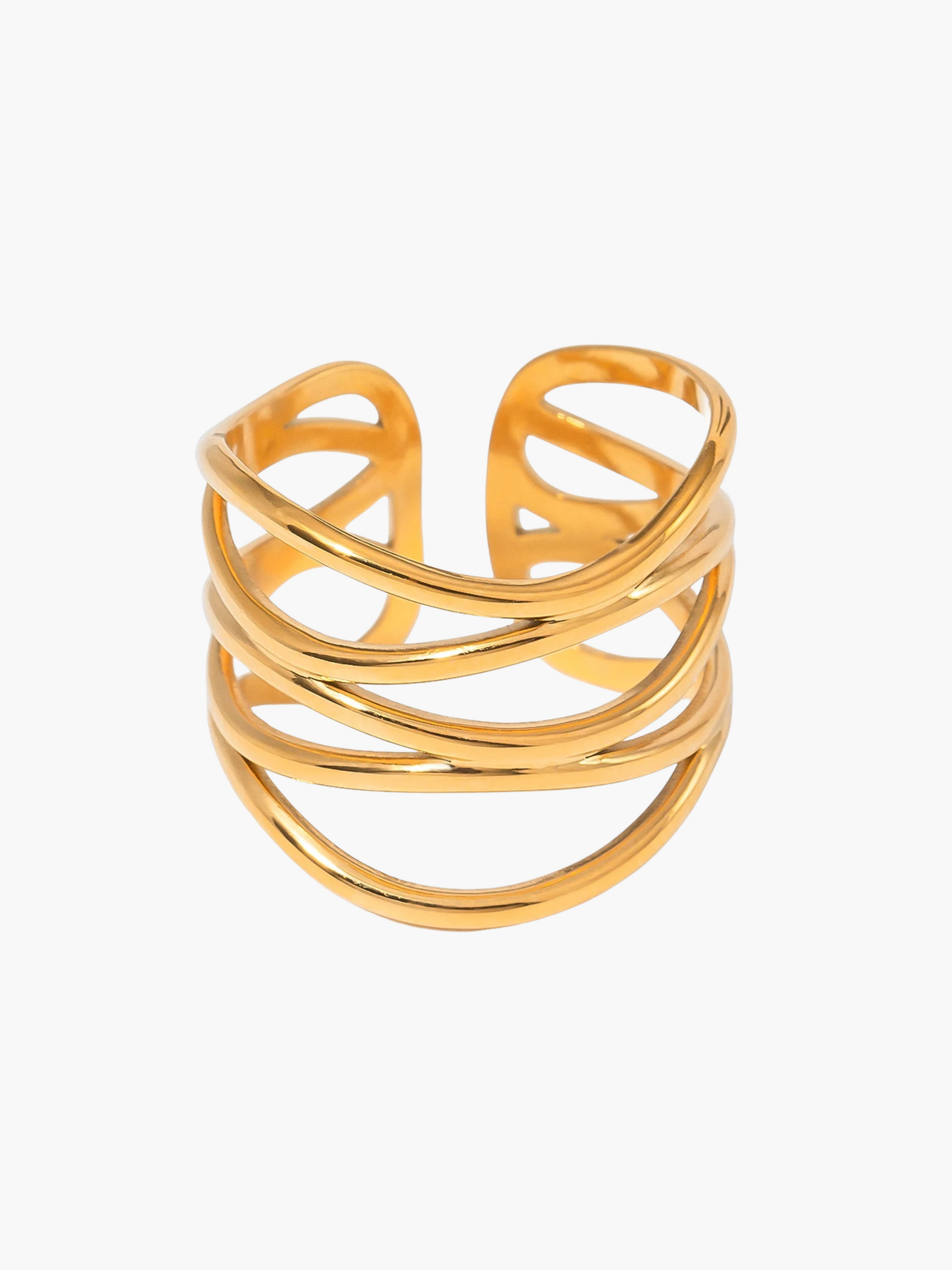 Livia | 18K Multi-Laagse Open Ring