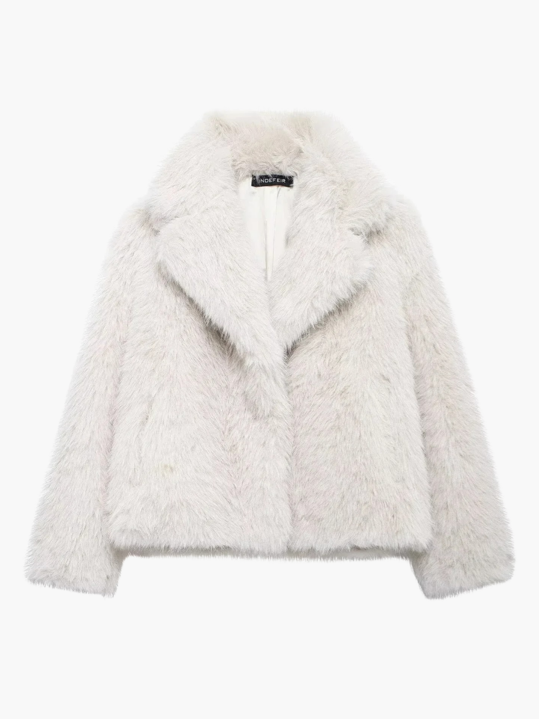 Gabriella | Gezellige Warme Faux Fur Jas met Lange Mouwen