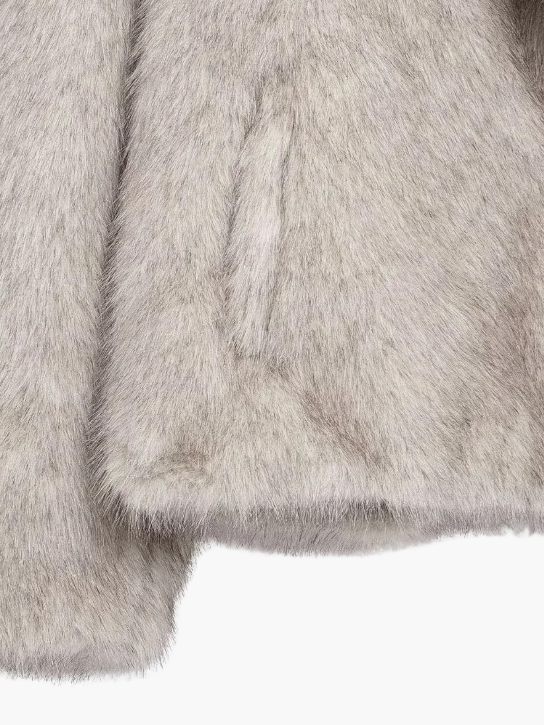 Gabriella | Gezellige Warme Faux Fur Jas met Lange Mouwen