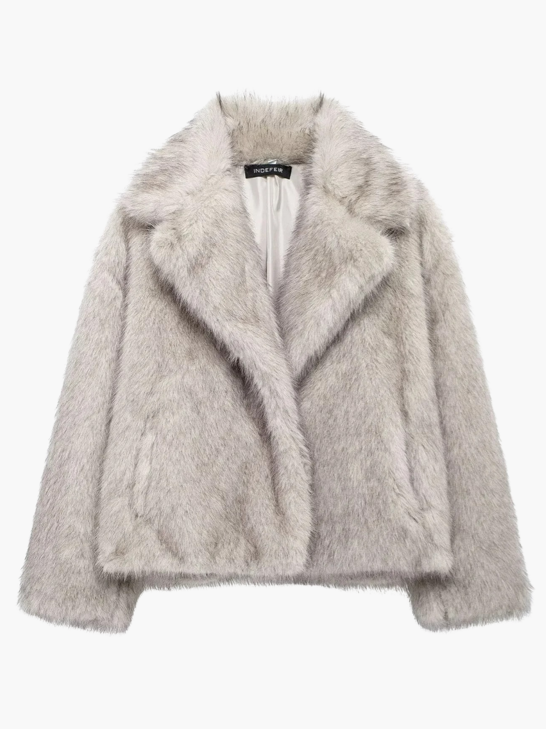 Gabriella | Gezellige Warme Faux Fur Jas met Lange Mouwen