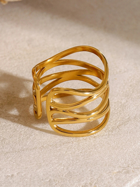 Livia | 18K Multi-Laagse Open Ring