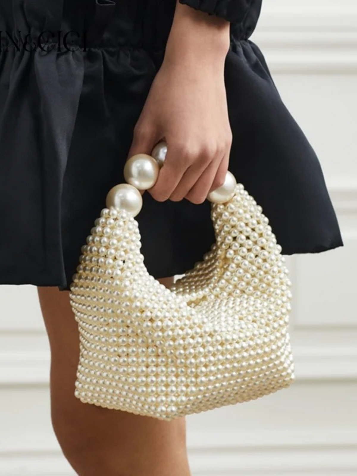 Riley | Vintage Chique Handtas van Parelbeading