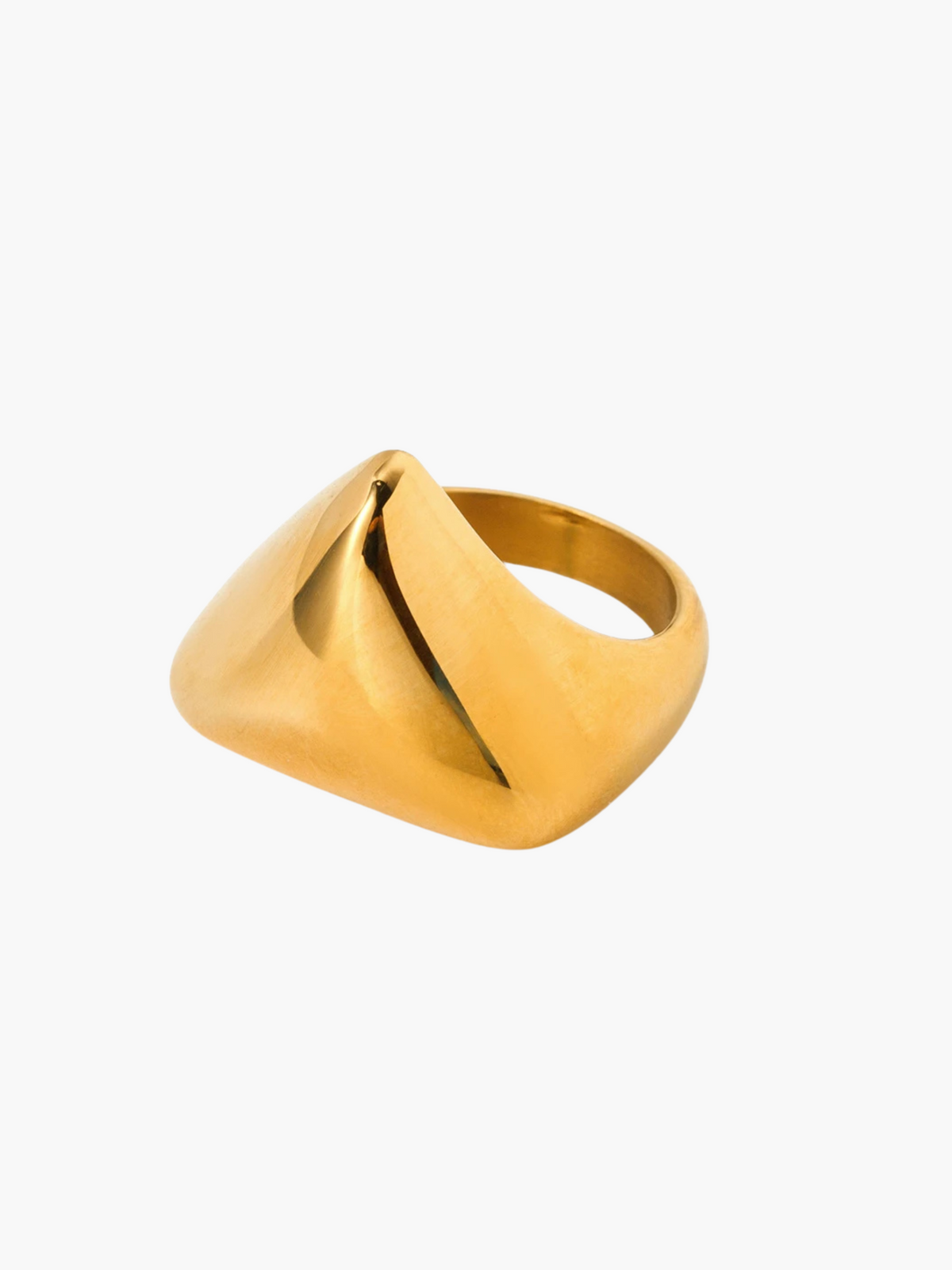 Nimfa | Minimalistische Driehoekige Ring