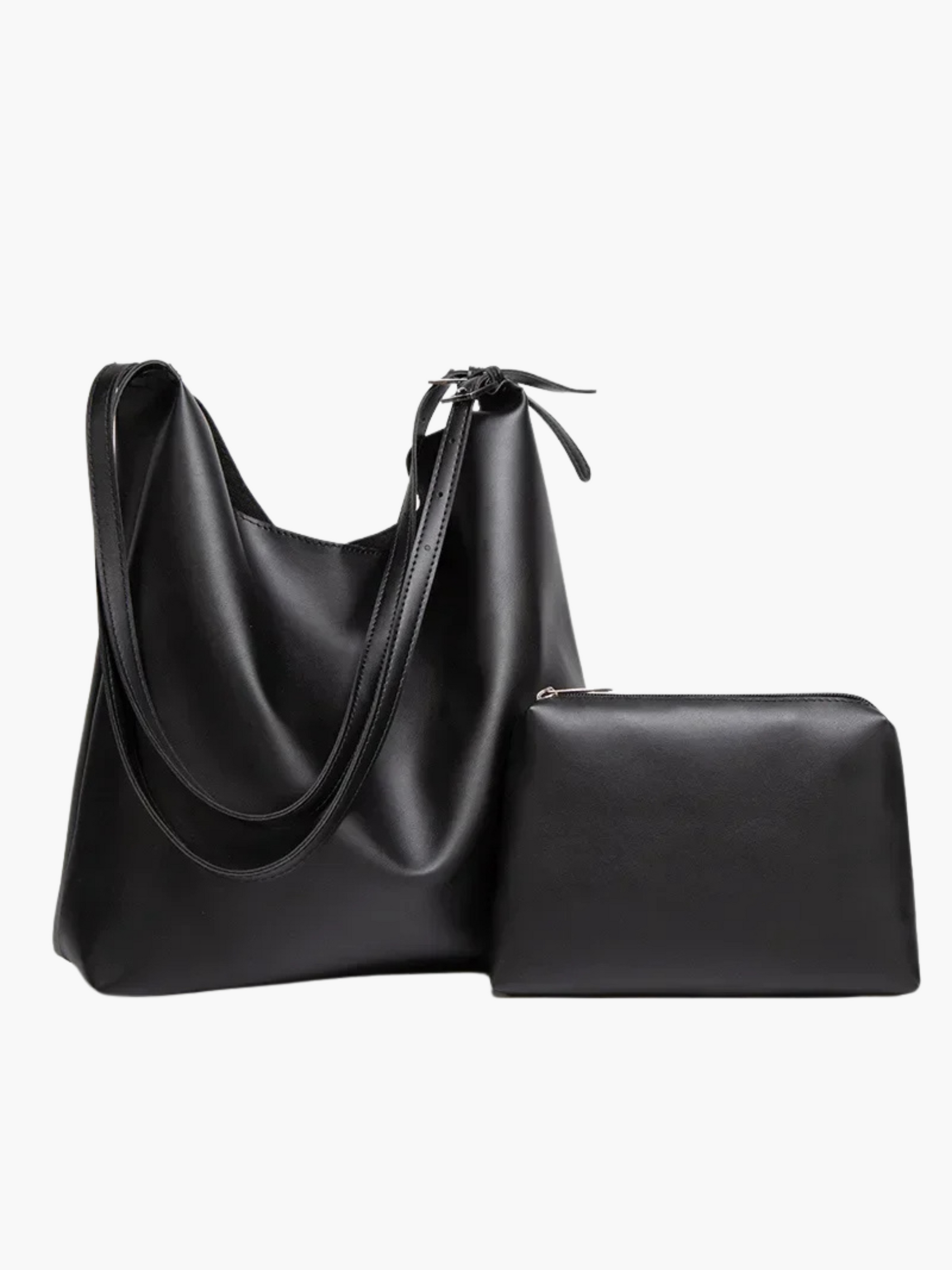 Saar | Stijlvolle Hobo Tote Bag Set in Hoogwaardig Leer