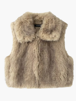 Laura | Trendy en Chique Faux Fur Bodywarmer voor Vrouwen