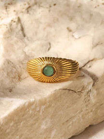 Vien | Vintage Ring met Natuursteen