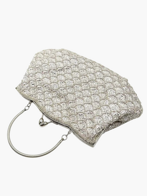 Kendra | Elegante Avondclutch met Glitter Plooien