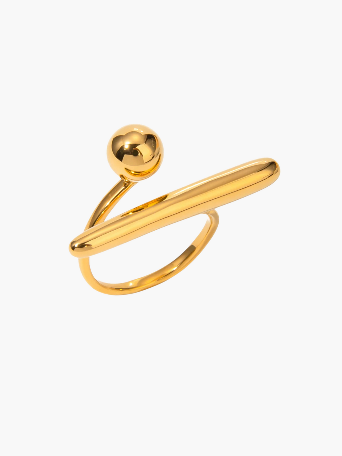 Viena | 18K Geometrische Bol Ring