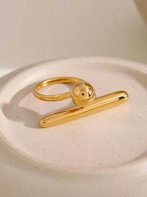 Nika | 18K Minimalistische Open Ring