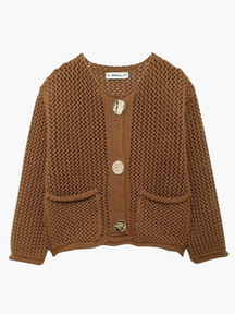 Ulla | Dikke Gebreide Sweater Cardigan voor Dames