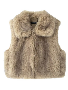 Laura | Trendy en Chique Faux Fur Bodywarmer voor Vrouwen