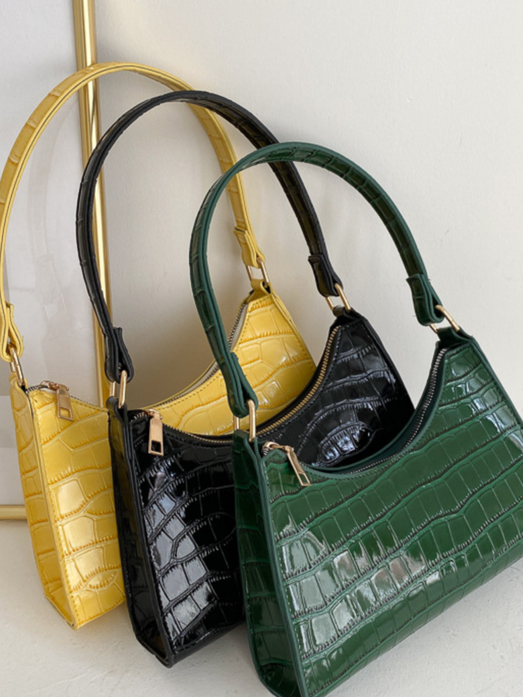 Ruby | Luxe Handtas met Alligatorpatroon