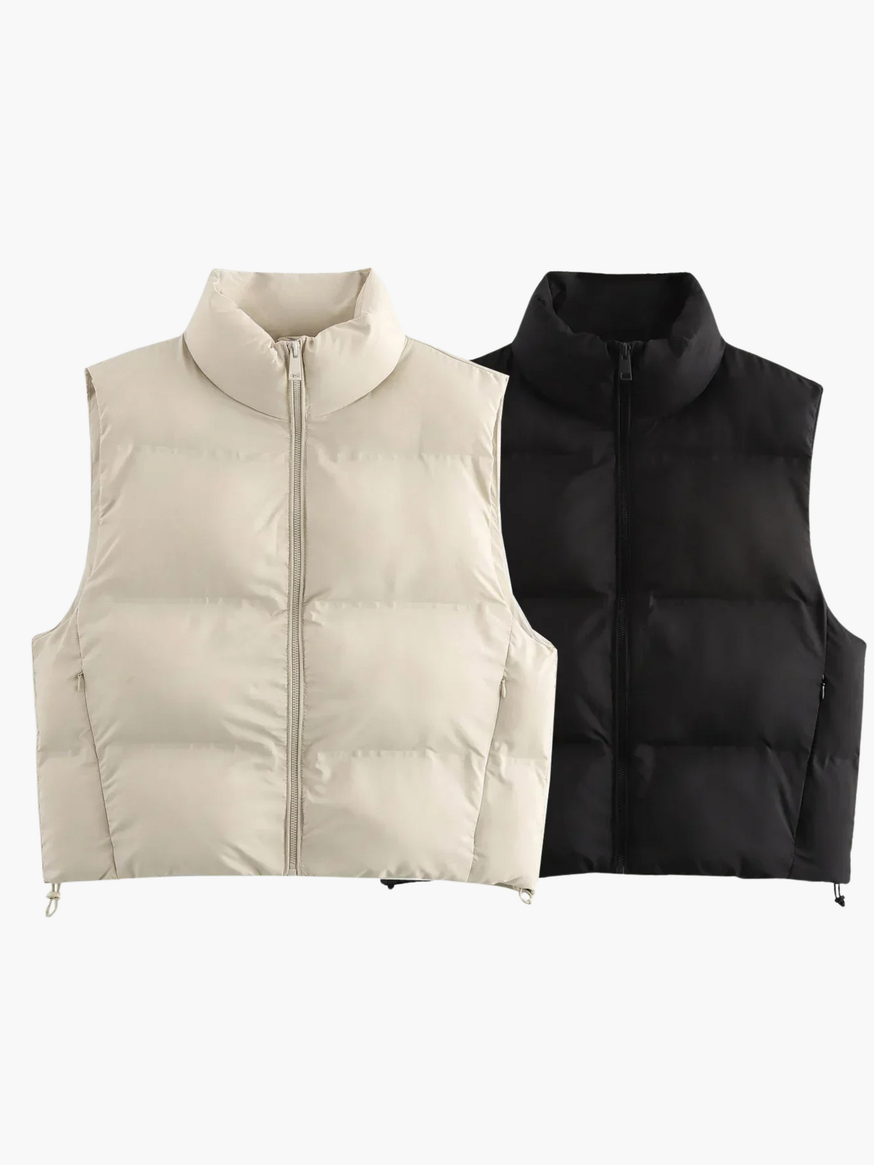 Lise | Chique Warme Mouwloze Ritsbodywarmer voor Vrouwen