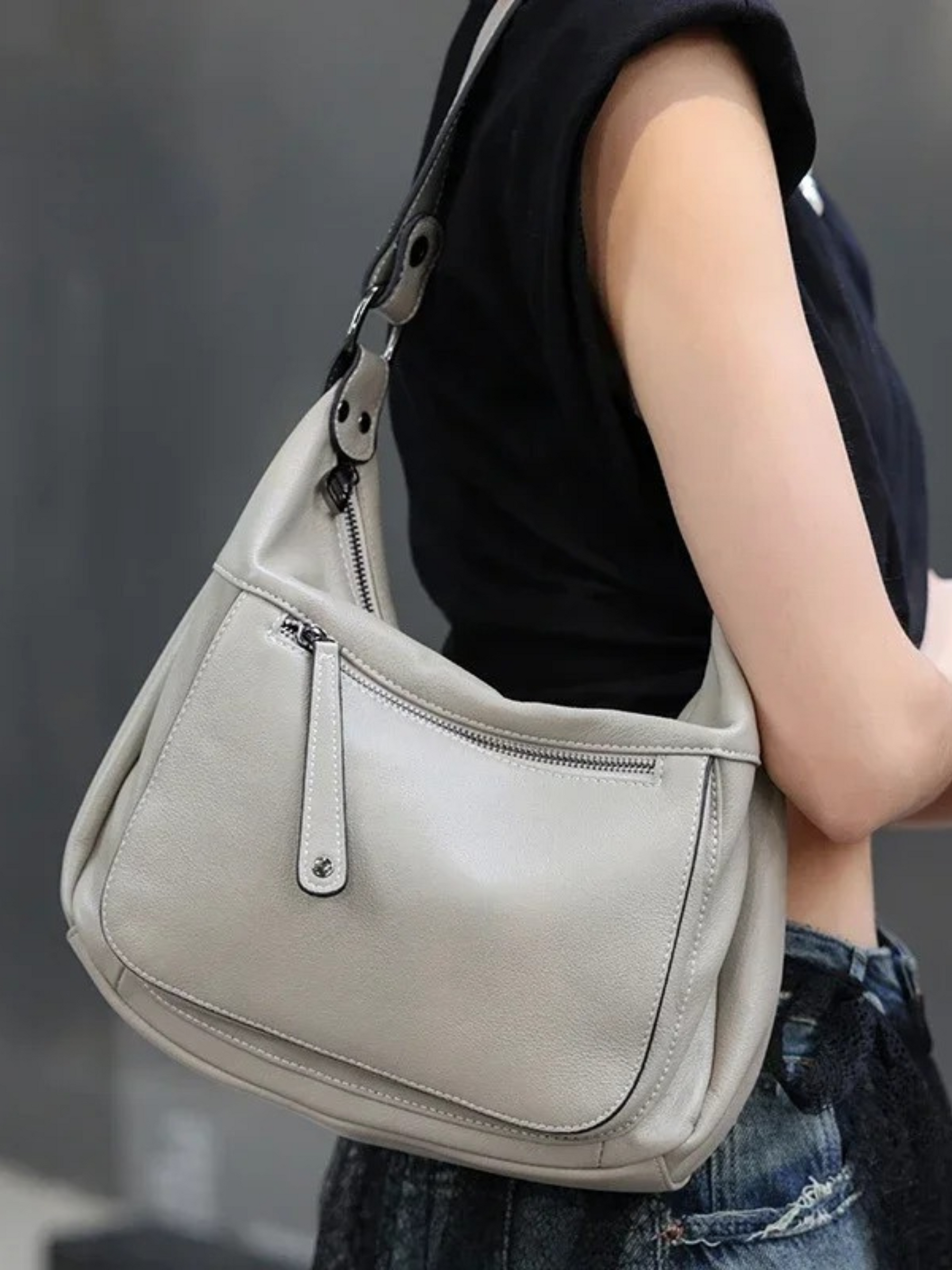 Eden | Luxe Echt Leren Crossbody Tas met Moderne Ontwerp