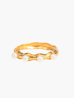 Ilse | 18K Elegante Parelring