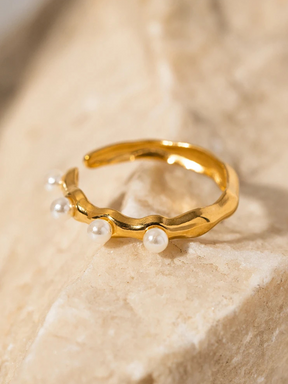 Ilse | 18K Elegante Parelring