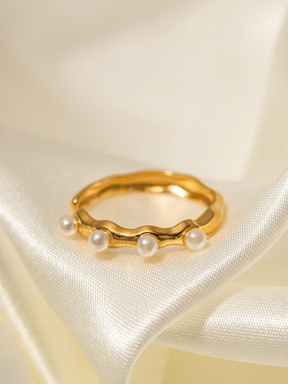 Ilse | 18K Elegante Parelring