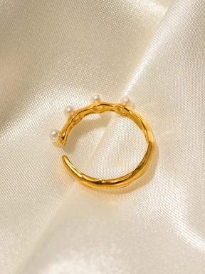 Ilse | 18K Elegante Parelring