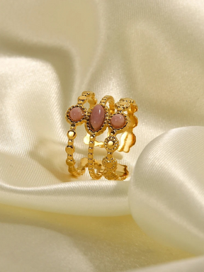 Emilia | 18K Vintage Ring met Natuursteen