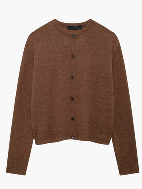 Rose | Casual Gebreide Cardigan van Hoogwaardig Polyester