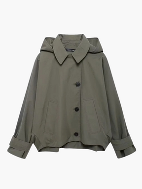 Quinty | Stijlvolle Trenchcoat met Capuchon