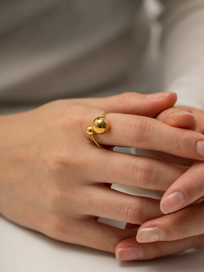 Olivia | 18K Elegante Bollen Ring