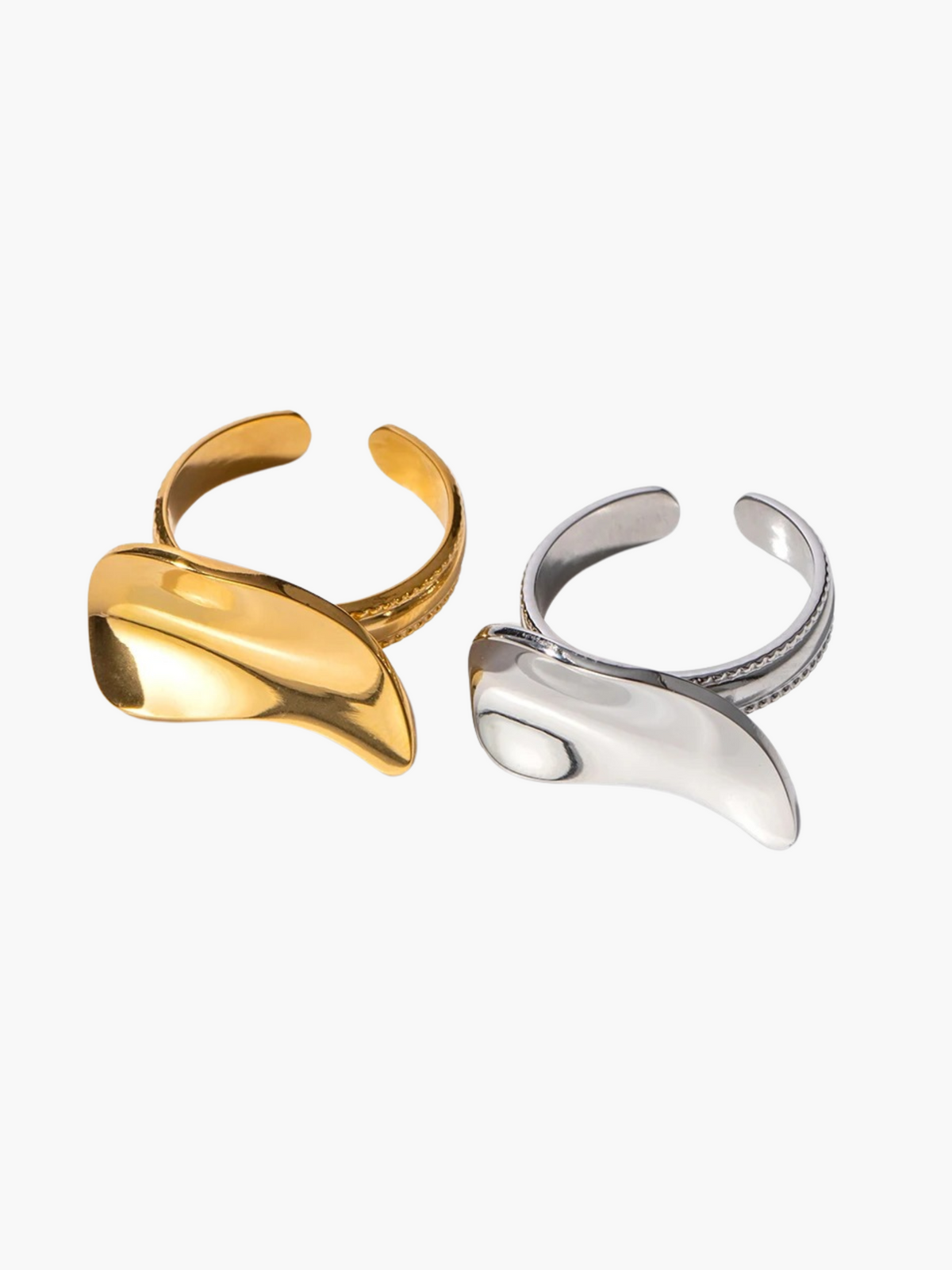 Floor | 18K Elegante Gebogen Ring