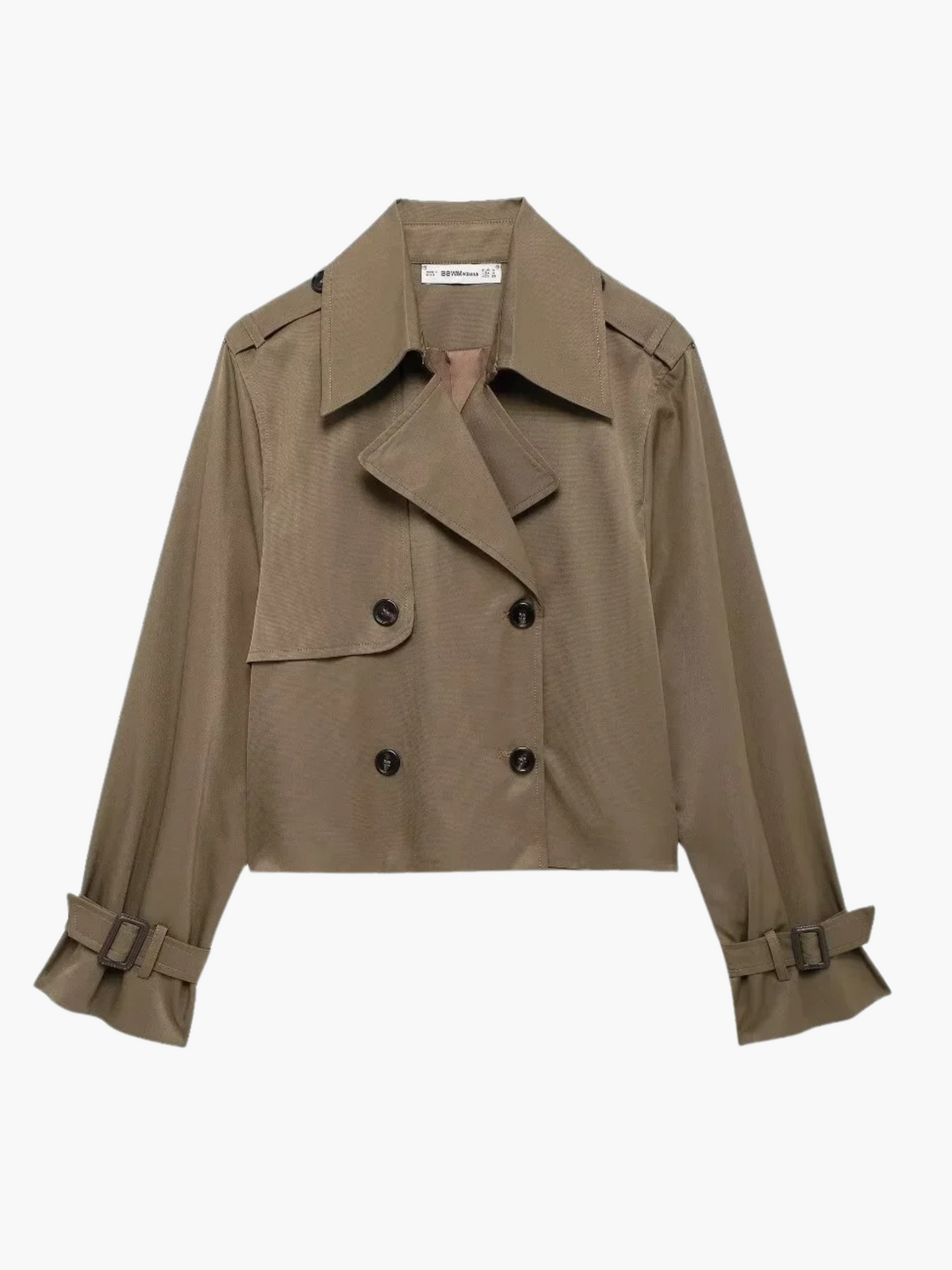 Amber | Trendy Korte Trenchcoat voor Vrouwen