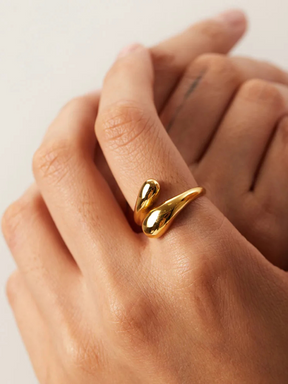 Roos | 18K Chunky Druppel Ring