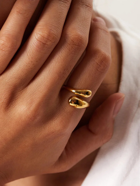 Roos | 18K Chunky Druppel Ring