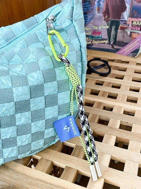 Kaira | Retro Geruite Crossbody Tas